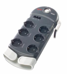 Surgearrest Home/office 6 Outlets With Phone Protection 230v Germany