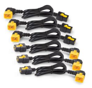 Power Cord Kit (6 Ea)/ Locking/ C19 To C20 (90 Degree) - 1.2m
