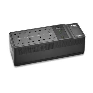 Back-UPS, 500VA/300W Floor/Wall Mount, 230V, 8x British BS1363A outlets, USB Type A Port, User Replaceable Battery