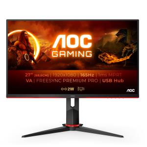 Gaming Monitor - 27G2SU/BK - 27in- 1920x1080 (Full HD) - Black - 1ms 165Hz
