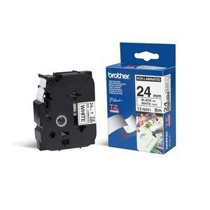 Tape 24mm Non Lami Black On White (tze-n251)