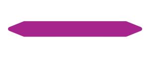 Pre-cut Pipe Marker Rolls Purple/acid Without Pictogram 37 X 355 Mm - Per Roll Of 160 Labels
