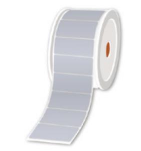 Pre-cut Roll 50 X 25 Mm - Silver Metallic - Per Roll Of 1000 Units