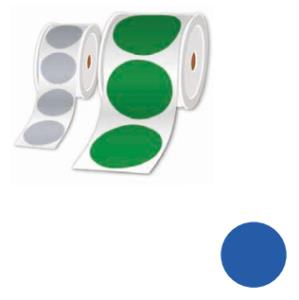 Rolls Of Pre-cut Labels Blue 50mm - Per Roll Of 500 Labels