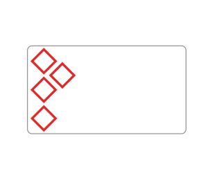 Rolls Of Pre-cut And Pre-printed Clp/ghs Labels 105 X 155mm 4 Pictograms 200 Labels/roll