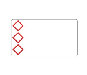 Rolls Of Pre-cut And Pre-printed Clp/ghs Labels 105 X 155mm 3 Pictograms 200 Labels/roll