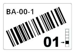 Roll Of Pre-cut Labels For Racks And Pallets Of 55 X 85 Mm White (ltz12055fcb)