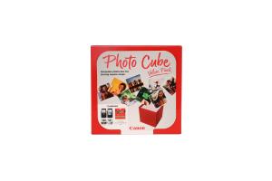 Pg-560/cl-561 Photo Cube Value Pack 5x5 Phot Paper(pp-201 40sheets) + Black Colour Cartridges