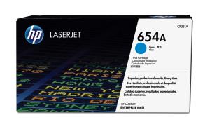 Toner Cartridge - No 654A - 15k Pages - Cyan