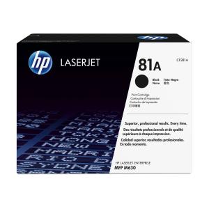 Toner Cartridge - No 81A - 10.5k Pages - Black