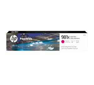 Ink Cartridge - No 981X - High Yield Original PageWide - 10k Pages - Magenta