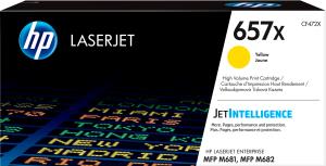 Toner Cartridge - No 657X - High Yield - 23k Pages - Yellow