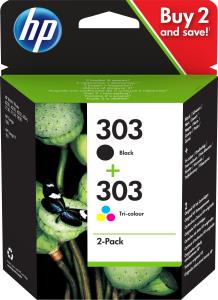 Ink Cartridge - No 303 - Black/Tri-color - Combo Pack