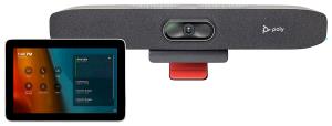 Poly Studio Small Room Kit for MS Teams: Studio R30 USB Video Bar with GC8