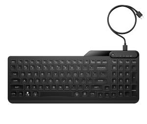 Multi-Device Wired Keyboard 405 - Backlit - Qwertzu German