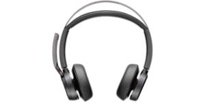 Headset Voyager Focus 2 Microsoft - Stereo - Bluetooth/USB-C - USB-C/A Adapter