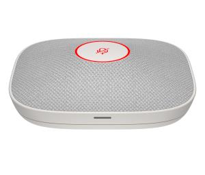 Poly Studio A2 White Table Microphone w/ Mounting Plate I/O cables