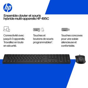 Multi-Device Dual-Mode Mouse and Keyboard Combo 495C - Qwerty Int'l