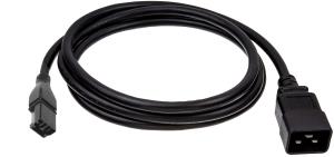 HPE SDG300 - C20 250V 16Amp Black 2m Jumper Cord