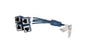 HP X260 Mini D-28 to 4-RJ45 0.3m Router Cable (JG263A