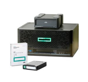 HPE MicroSvr Gen10+ E-2224 16G NHP Svr Bundle with HPE MicroSvr Gen10+ iLO Enablement Kit + RDX+ Ext Docking System + RDX 1TB Removable Disk Cartridge