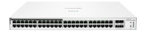 Aruba Instant On 1830 48G 24p Class4 PoE 4SFP 370W Switch, 48 RJ-45 10/100/1000 Class 4 PoE ports