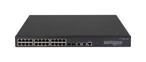 FlexNetwork 5140 24G POE+2SFP+2XGT EI Switch, 24 RJ-45 autosensing 10/100/1000 ports