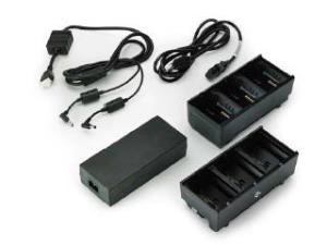 Dual Battery Charger - 3 Slot - With Power Supply For Zq600 / Zq50