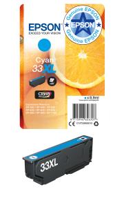 Ink Cartridge - 33xl Oranges - 8.9ml - Cyan
