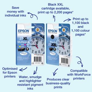 Ink Cartridge - 27xl Alarm Clock - 10.4ml - Cyan