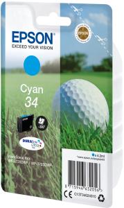 Ink Cartridge - 34 Golf Ball - 4.2ml - Cyan