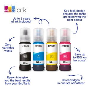 Ink Bottle - 104 Ecotank - 65ml - Black