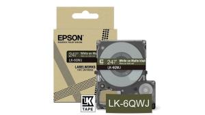 Tape Cartridge - Lk-6qwj - 24mm - Matte Khaki/white