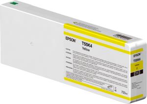 Ink Cartridge - T55k400 - 700ml - Singlepack Ultrachrome Hdx/hd - Yellow