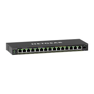Managed Easy Smart Essentials Switch GS316EP - 16-Port GbE (180W) with 1 SFP Port