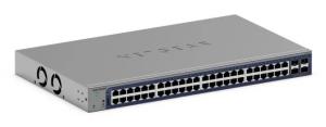 Managed Stackable Smart Switch S3300-52X (GS752TX) 52-Port GbE - 2 Copper 10G and 2 SFP+ 10G Port