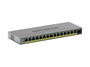 Managed Easy Smart Switch PoE+ GS116EPP 16-Port GbE with 1 Dedicated SFP port (231W)