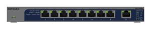 Unmanaged Switches GbE (GS108MX) 8-Port with 1 Dedicated 10G/Multi-Gig Port