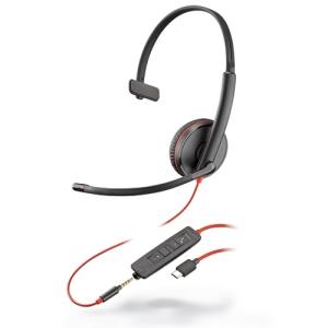 Headset Blackwire 3215 - Monaural - USB-c / 3.5mm