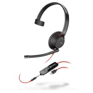 Headset Blackwire 5210 - Monaural  - USB-c / 3.5mm - Bulk