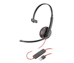 Headset Blackwire C3210 - USB-a - Black - Bulk