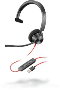 Headset Blackwire 3310-m - Monaural - USB-c