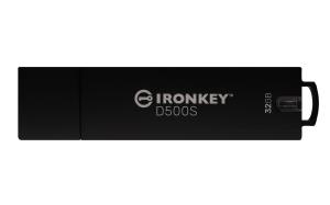 Ironkey D500s - 32GB USB Stick - USB 3.2 - FIPS 140-3 Level 3 (pending) - Aes 256-bit Encrypted