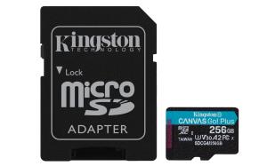 Micro Sdxc Card - Canvas Go Plus  - 256GB - Cl10 - Uhs-l A2 U3 With Adapter