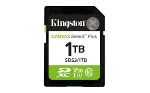 Sdxc Card - Canvas Select Plus - 1TB - Uhs-i U1/u3 Video Class 10/30