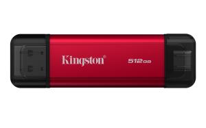 Dual Portable Solid-state Drive 512GB USB Type-a / USB Type-c Black / Red