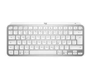 MX Keys Mini For Business - Wireless Keyboard - Pale Gray - Qwerty German