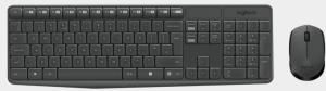 Mk235 Wireless Keyboard / Mouse Grey- Portugese