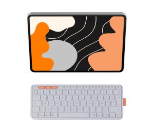 Flip Folio Pale Grey - iPad Pro 13-in (M4) iPad Air 13-in (M2 & M3) Azerty FR