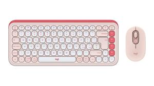 Wireless Combo - Pop Icon - Rose & Off White Qwerty Italian